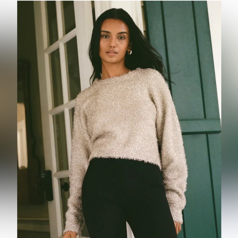 Occassion Metallic Knit Sweater - Picture 13 of 16